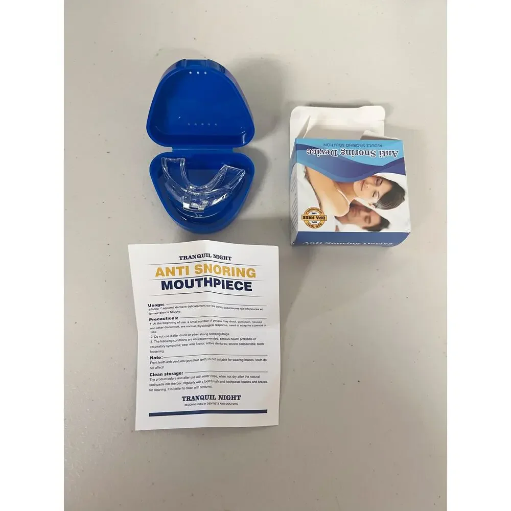 BPA Free Anti Snoring Mouthpiece for Adults, Dentist Approved Snore Stopper